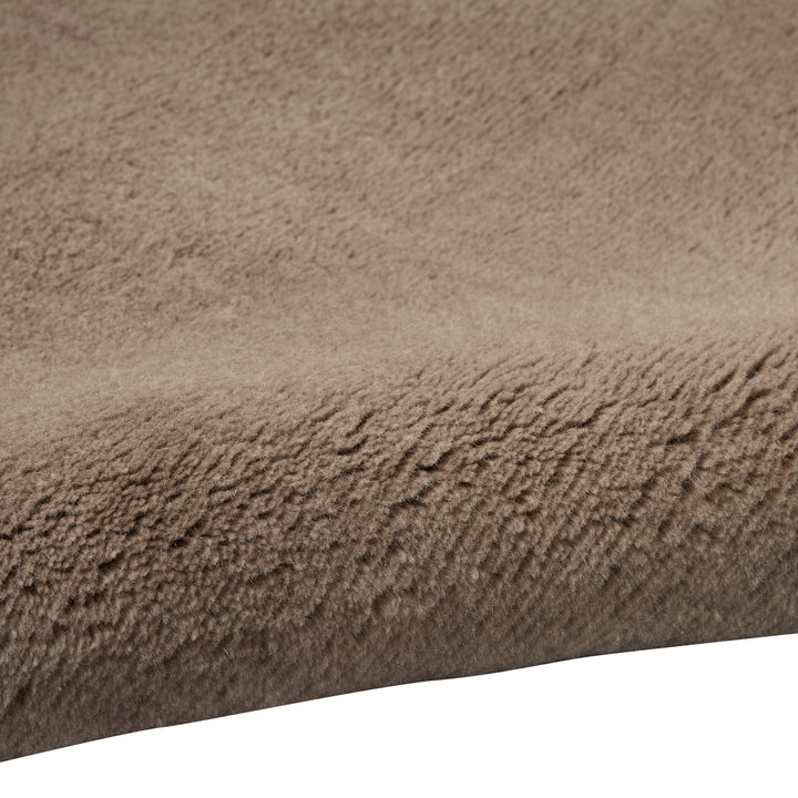 Solid Shag Cashmere Rug Taupe / 9' x 12'