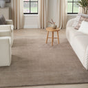 Solid Shag Cashmere Rug Taupe / 9' x 12'