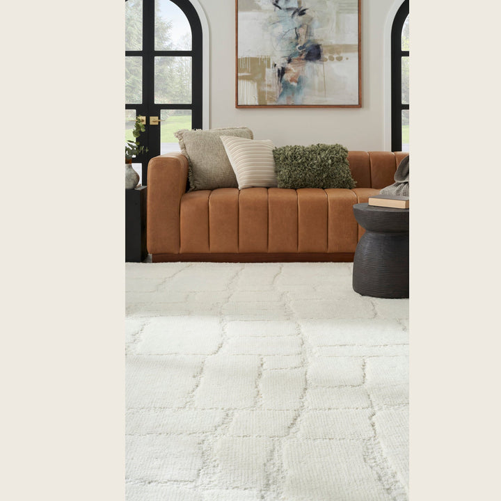 Ivory Moroccan Berber Wool Rug 8' x 10'