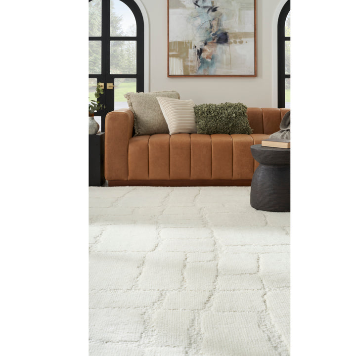 Ivory Moroccan Berber Wool Rug 8' x 10'