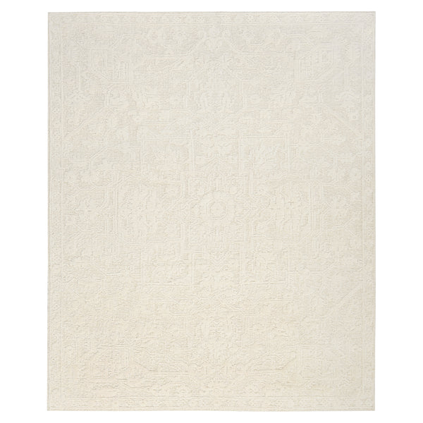 Ivory Moroccan Wool Rug 10' x 14'