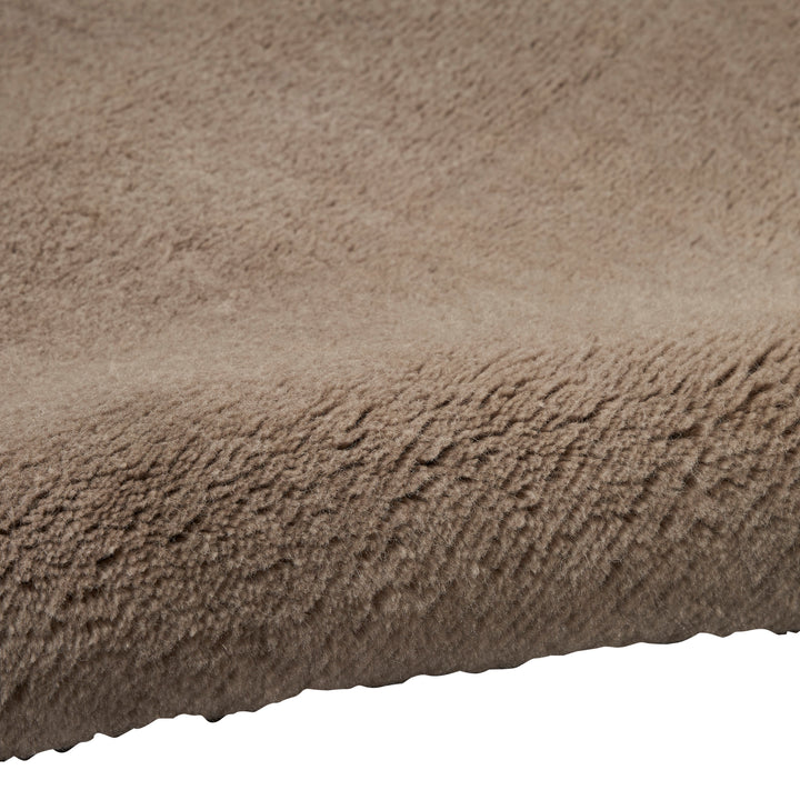 Solid Shag Cashmere Rug Taupe / 10' x 14'