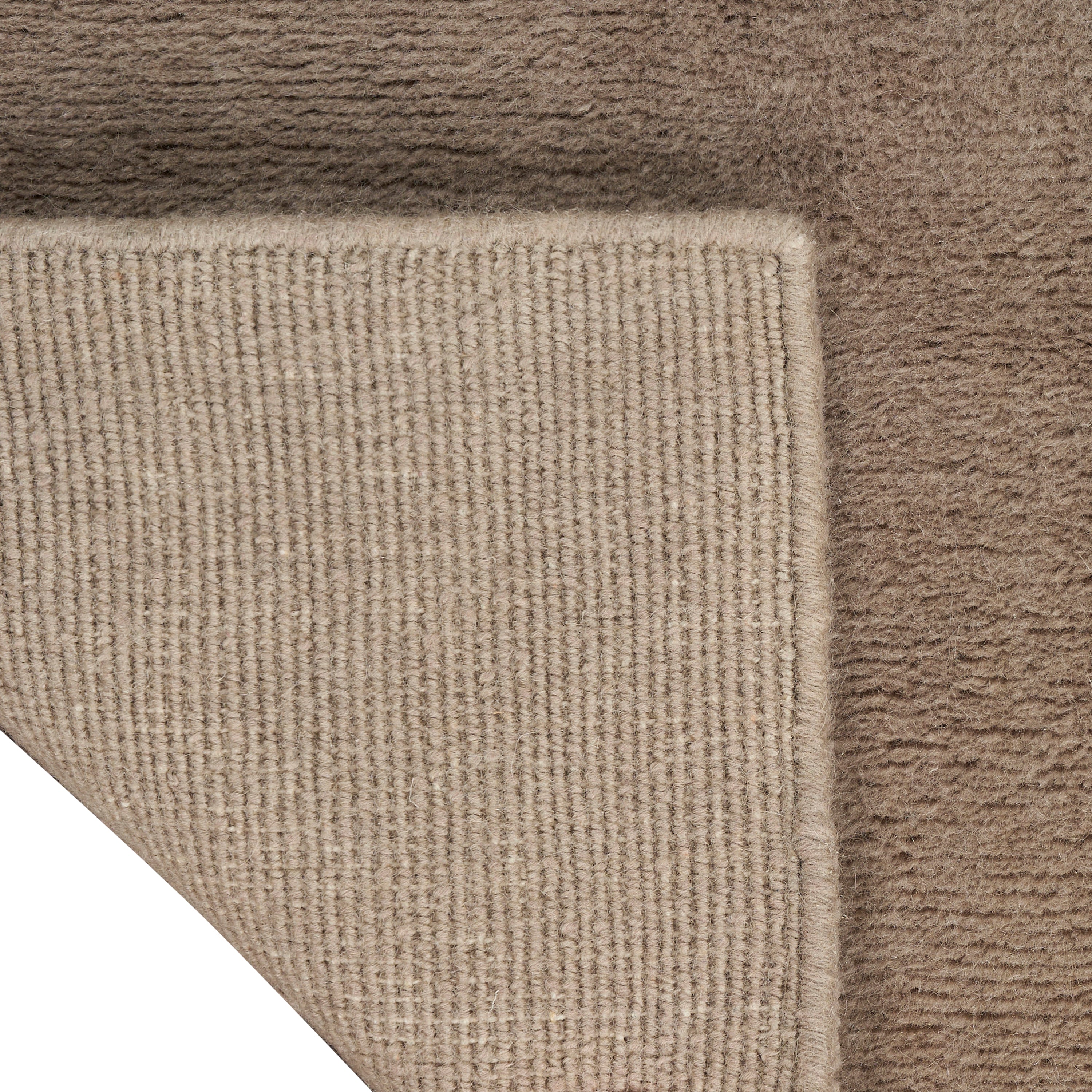 Solid Shag Cashmere Rug Taupe / 10' x 14'