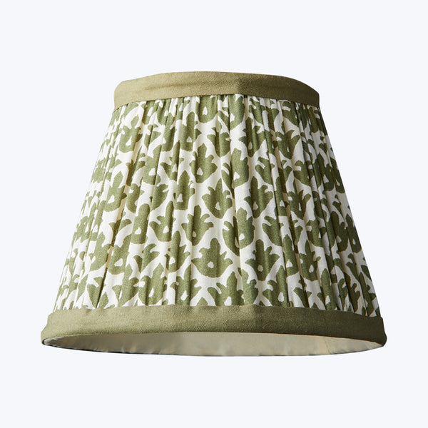 7" Pendant Lamp Cotton Shade Temple Green