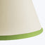 16" Straight Empire Card Shade Top n Tail Cream Green