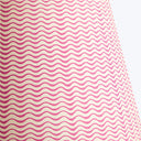 5.5" Tall Tapered Clip On Card Shade Hot Pink Ripples