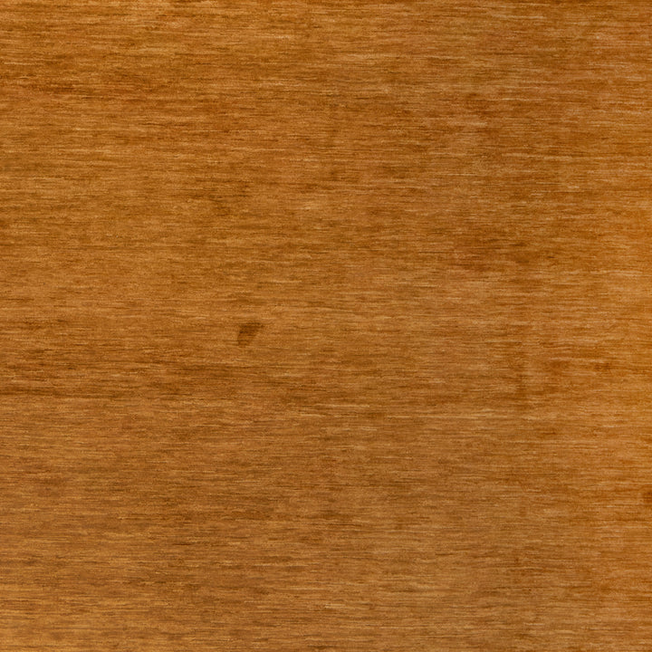 Camel Solid Wool Silk Blend Rug - 6' x 9'