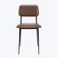 Anders Leather Dining Chair Chocolate