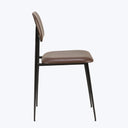 Anders Leather Dining Chair Chocolate