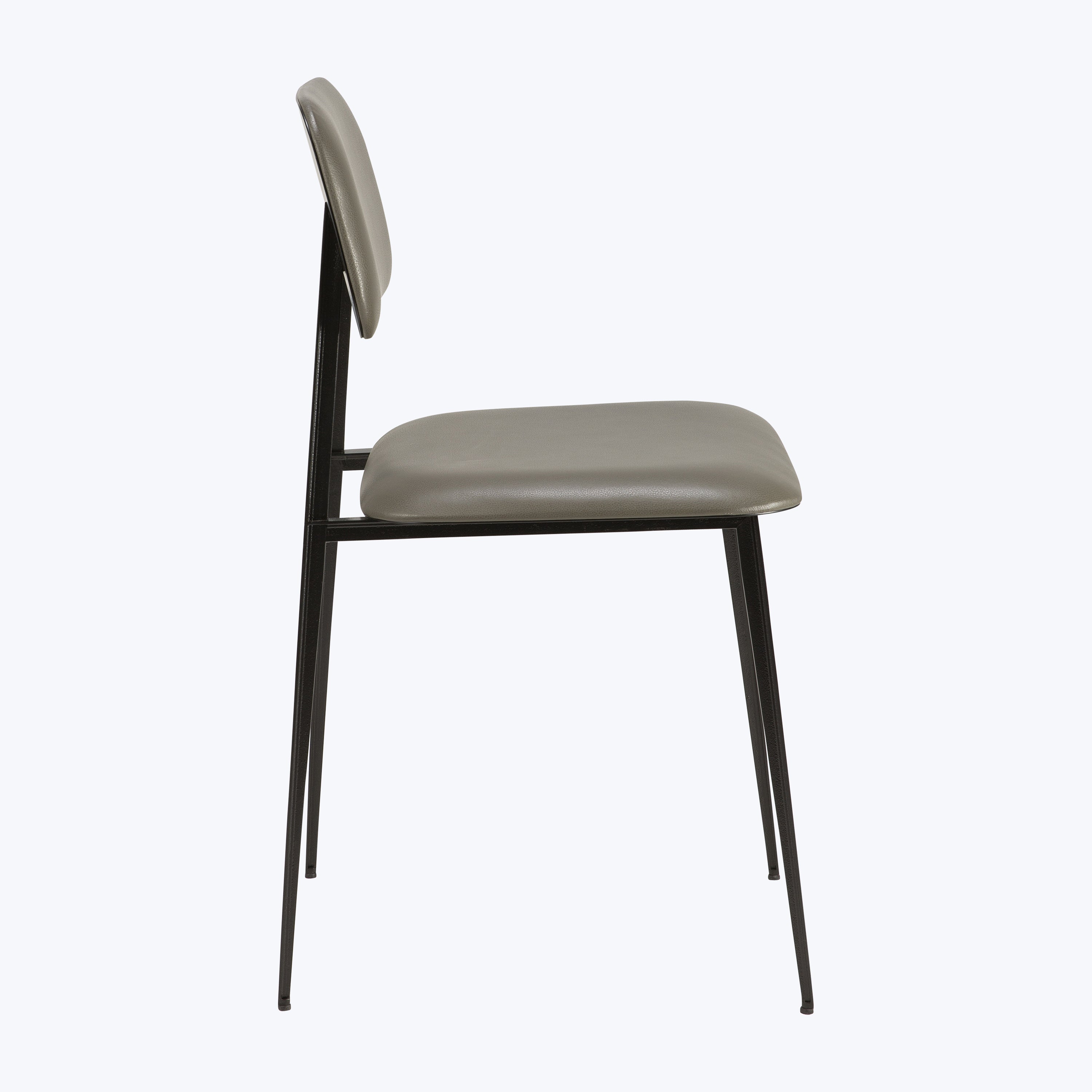 Anders Leather Dining Chair Olive Green