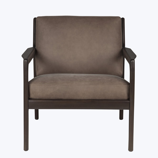 Jack Leather Lounge Chair Terra