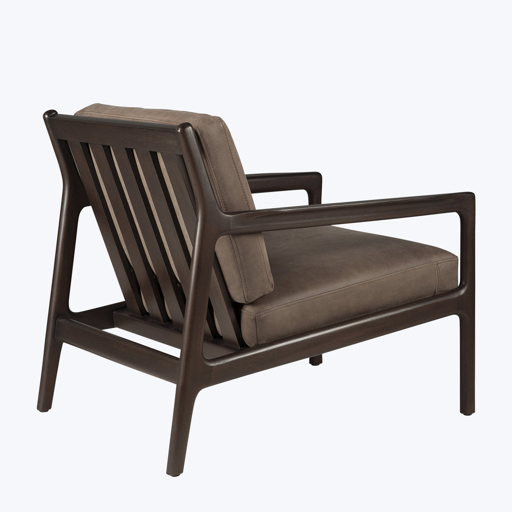 Jack Leather Lounge Chair Terra