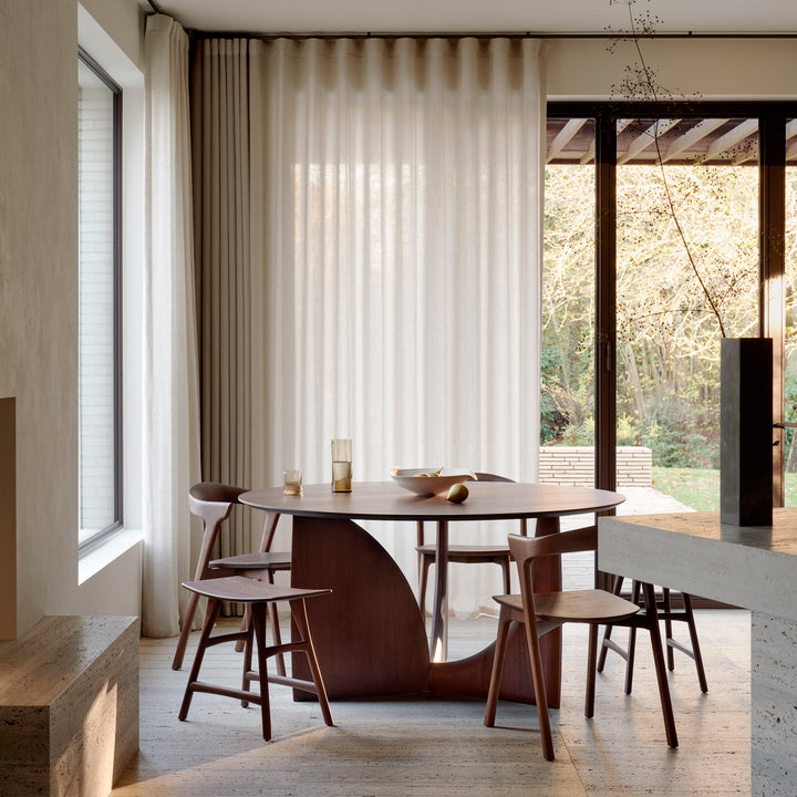 Geometric Round Dining Table
