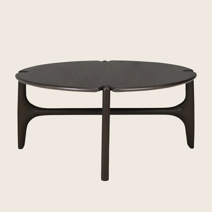 Mahogany PI Coffee Table 31.5" Diameter