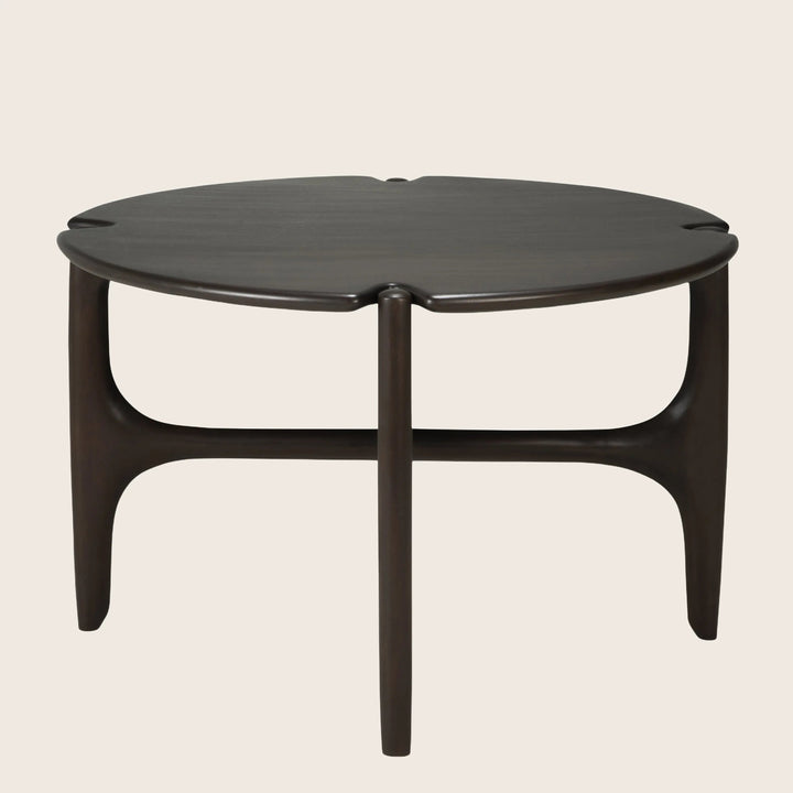 Mahogany PI Coffee Table 25.5" Diameter