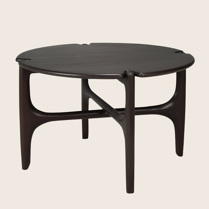 Mahogany PI Coffee Table 25.5" Diameter