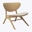 Eye Lounge Chair Upholstered Oak