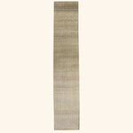 Beige Alchemy Contemporary Wool Silk Blend Runner - 3'1" x 18'4"