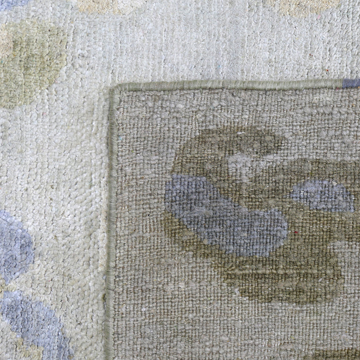 Blue Alchemy Contemporary Silk Runner - 2'11" x 10'3"