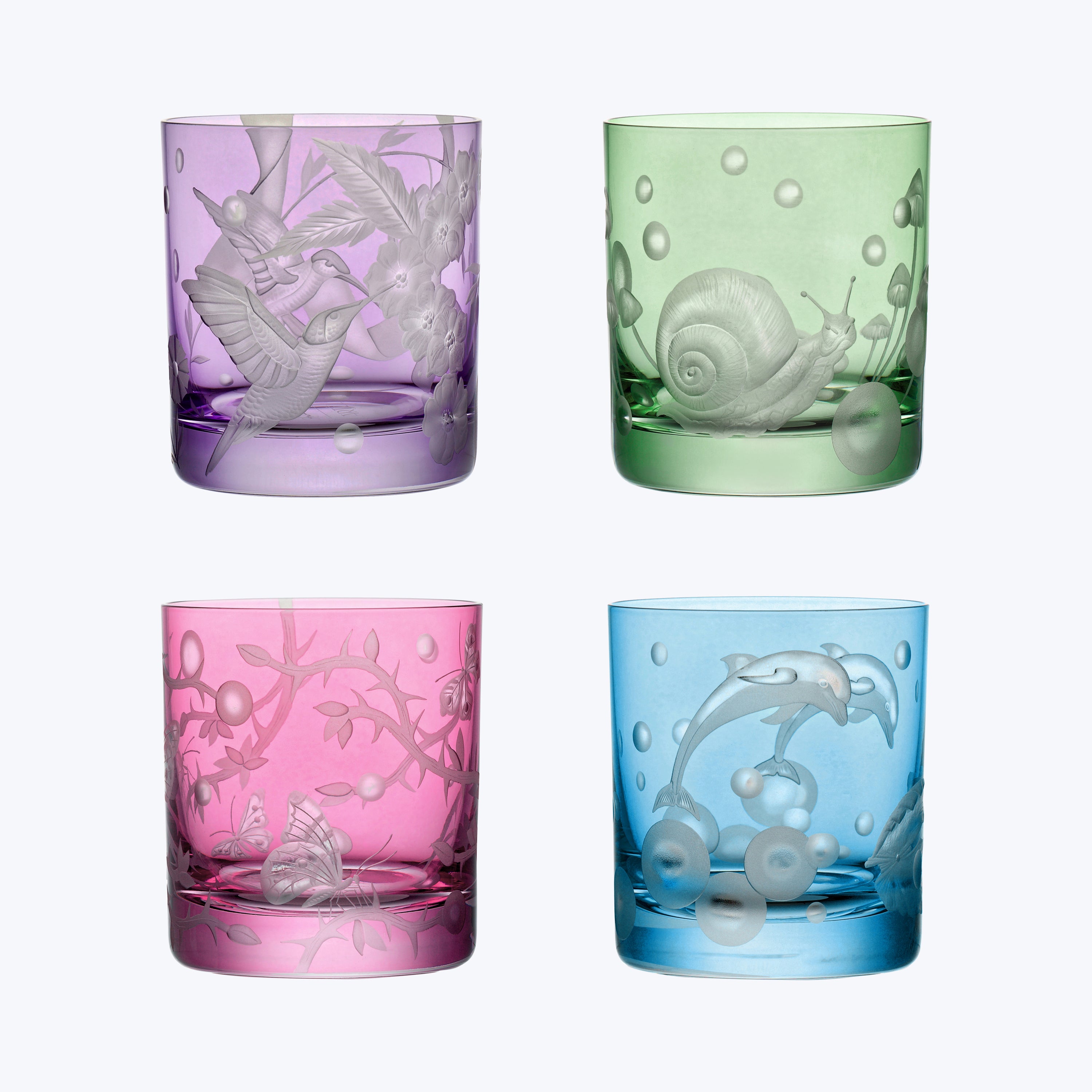 Flights of Fantasy Double Old Fashioned Glass