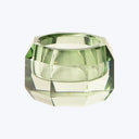 Round Crystal Candle Holder Olive