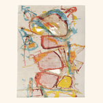 Multicolored Contemporary Tibetan Wool Silk Blend Rug - 9' x 12'