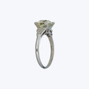 Art Deco Platinum Diamond Solitaire Ring