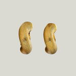 San Marcos Vintage 18K Yellow Gold Macaroni Earclips