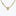 Italian Vintage 18K Yellow Gold Old European Cut Diamond Bezel Necklace