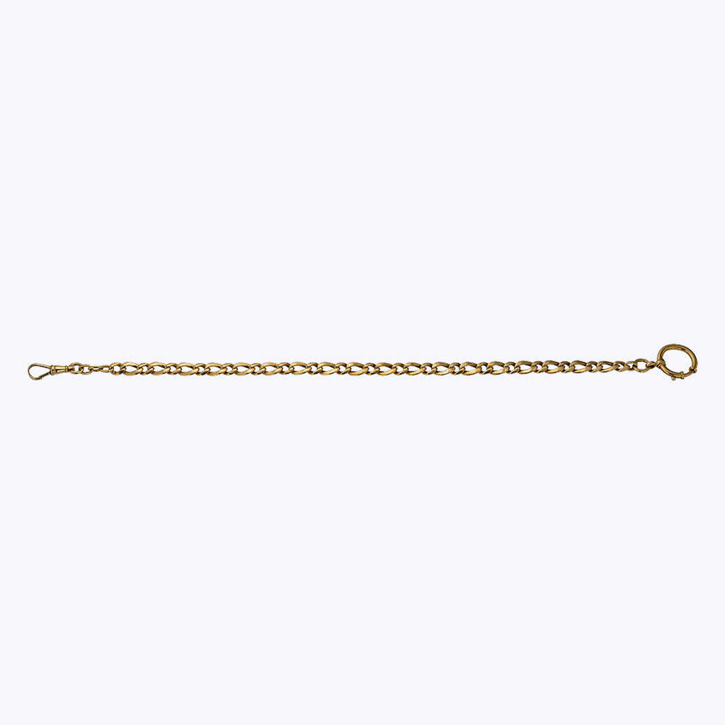 Antique 14K Rose Gold Vest Chain Bracelet