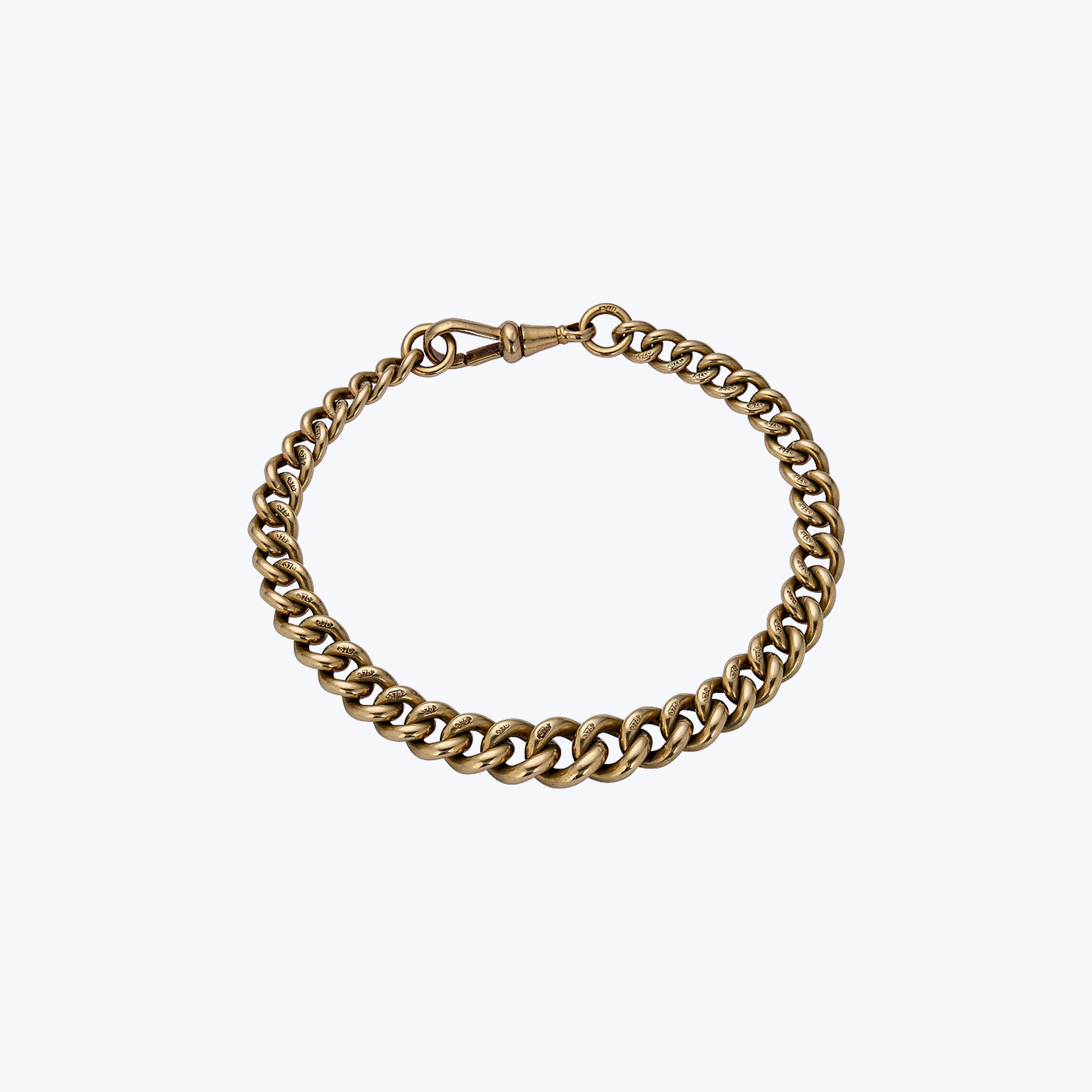 Vintage 9K Yellow Gold Link Bracelet