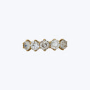 Contemporary 18K Yellow Gold Diamond 5-Stone Band