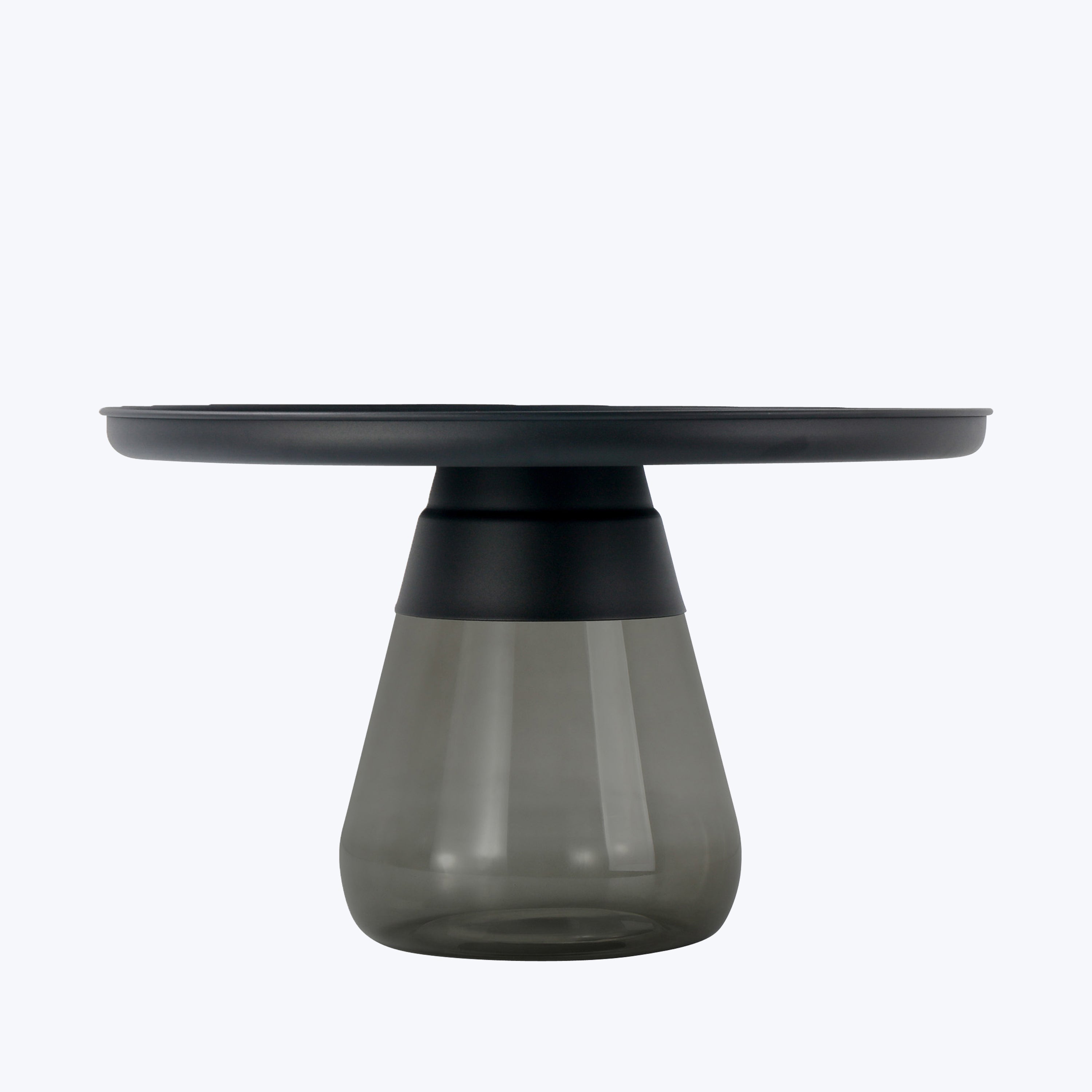 Black Tempest Side Table, 28" Black / 28"