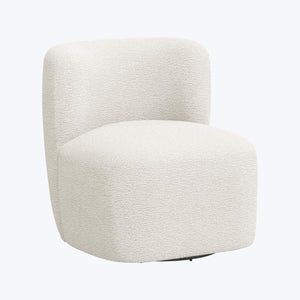 Nia Swivel Chair Sherpa Natural