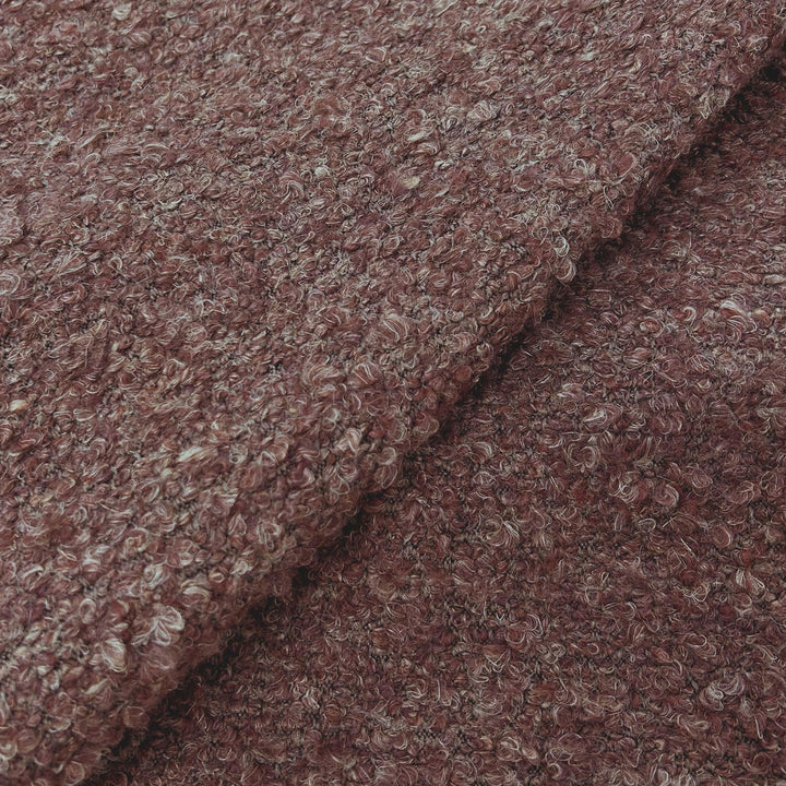 Nia Swivel Chair Boucle Merlot