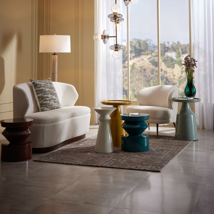 Gramercy Vlad Accent Table Ivory