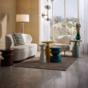 Gramercy Vlad Accent Table Ivory - hover