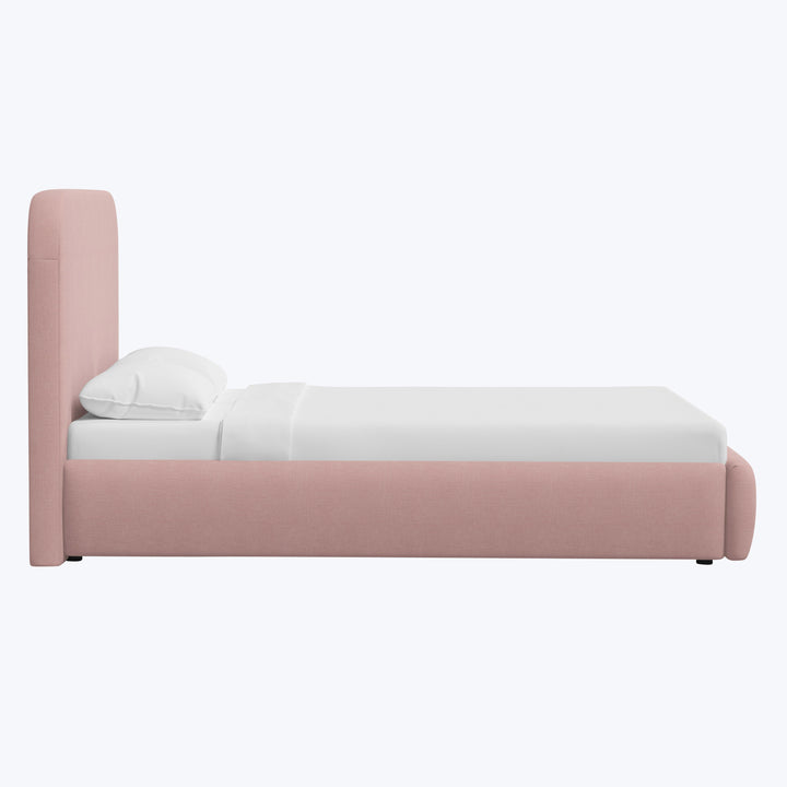 Emme Tall Platform Bed Linen Blush / Twin