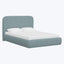 Emme Tall Platform Bed Linen Seaglass / Twin