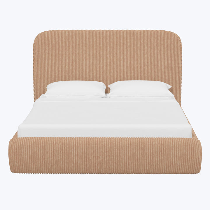 Emme Tall Platform Bed Corded Blush / Twin