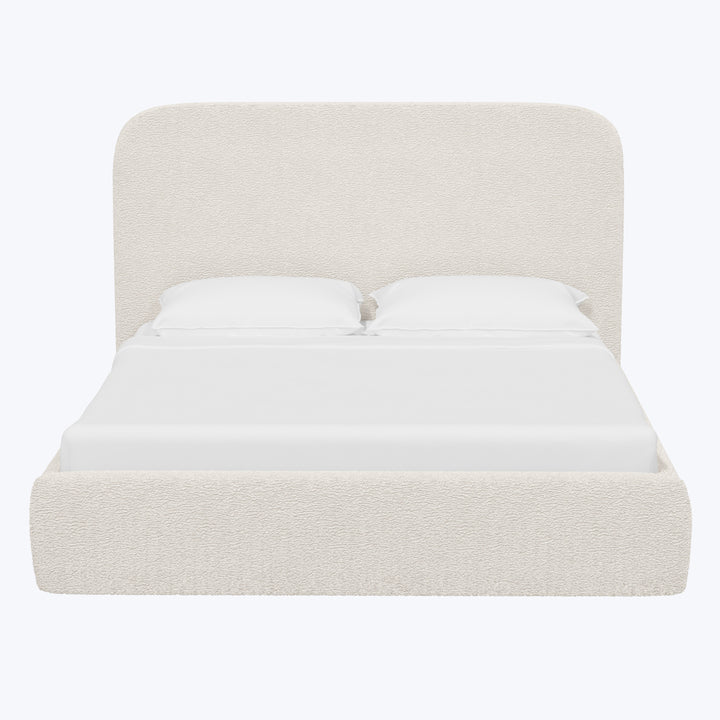 Emme Tall Platform Bed Sherpa Natural / Twin