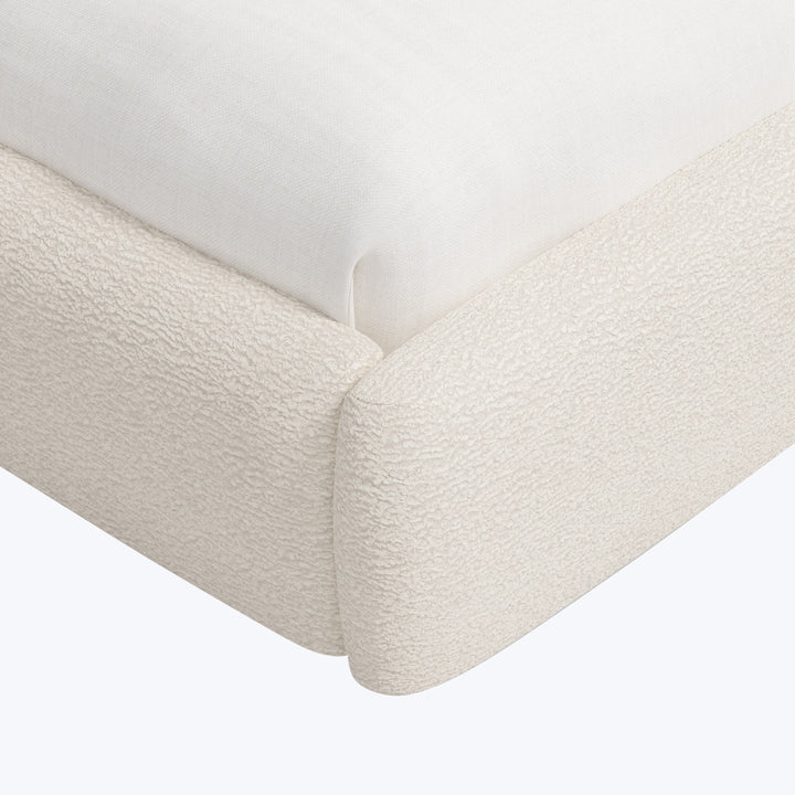 Emme Tall Platform Bed Sherpa Natural / Twin