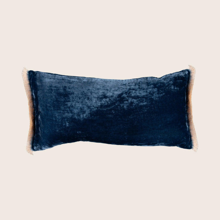 Silk Velvet Fringe Lumbar