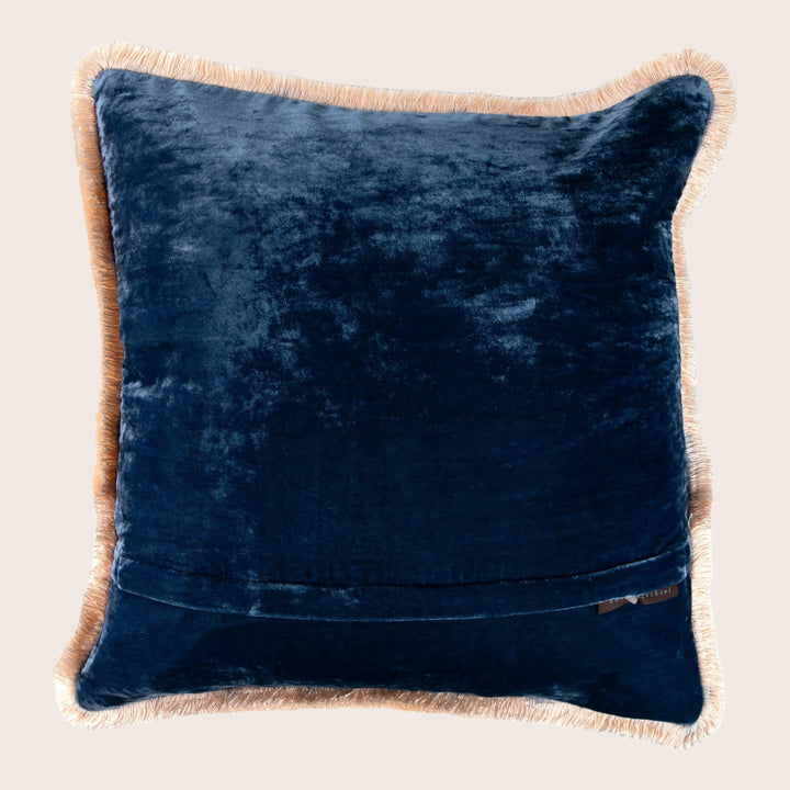 Silk Velvet Fringe Pillow