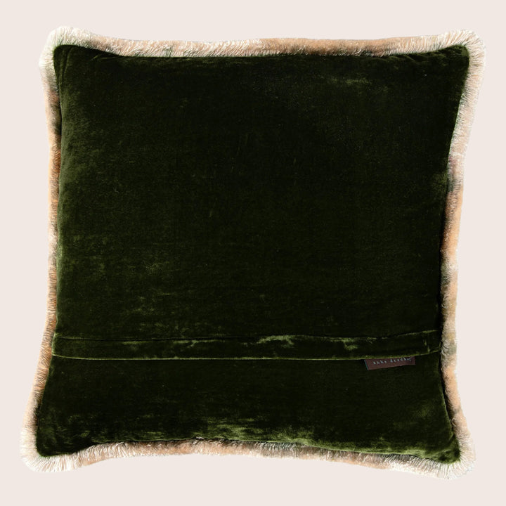 Silk Velvet Fringe Pillow