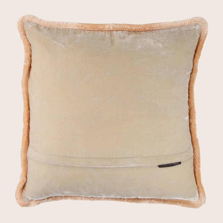 Silk Velvet Fringe Pillow