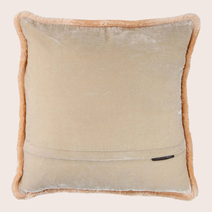 Silk Velvet Fringe Pillow