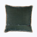 Silk Velvet Fringe Pillow