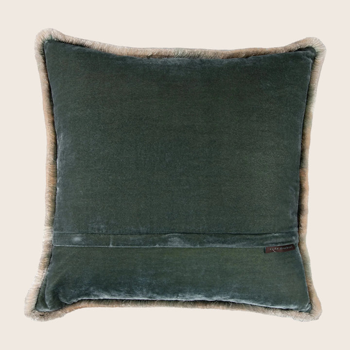Silk Velvet Fringe Pillow