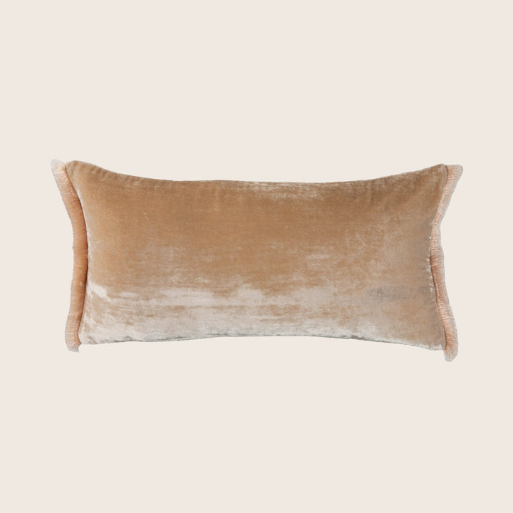 Silk Velvet Fringe Lumbar